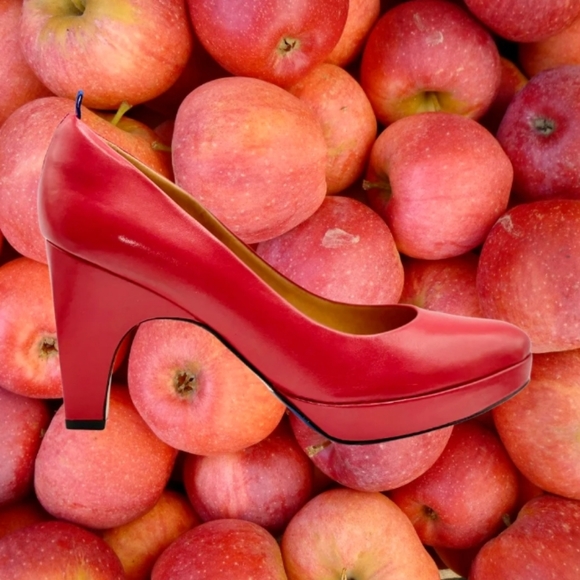 dr LIZA Apple Red pumps - Picture 13 of 15